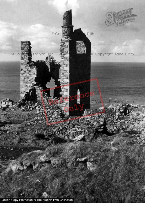 Photo of Pendeen, Engine House, Wheal Edward c.1960