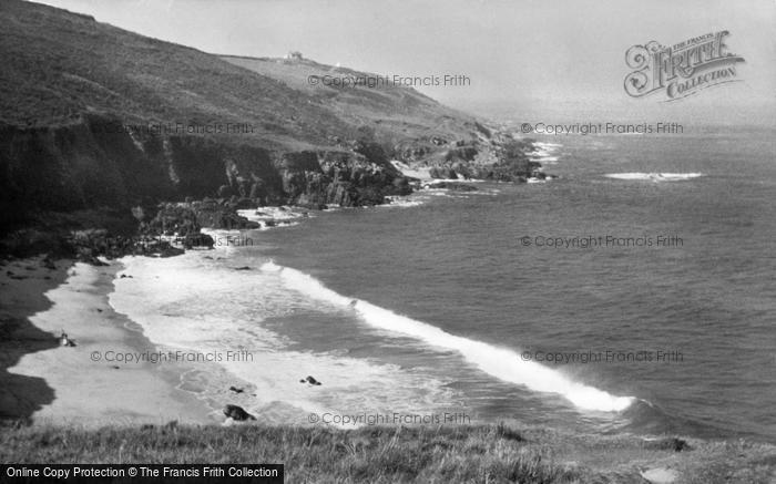 Photo of Pendeen, Portheras Beach And Boat Cove c.1955