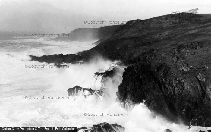 Photo of Pendeen, The Levant Cliffs And Pendeen Watch Lighthouse c.1960