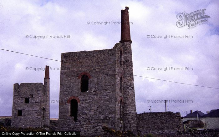 Photo of Pendeen, Two Designs Of Engine House 1985