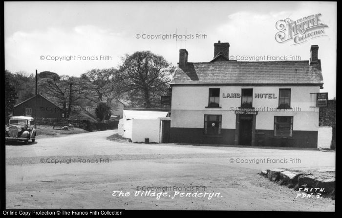 Photo of Penderyn, The Village c.1955
