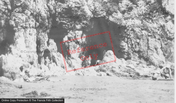 Photo of Pendine, Rocks And Caves c.1955