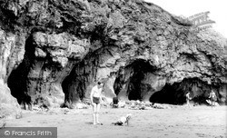 The Rocks And Caves c.1955, Pendine