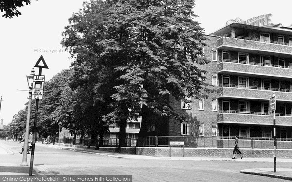 Photo of Penge, Queen Adelaide's Court c.1955