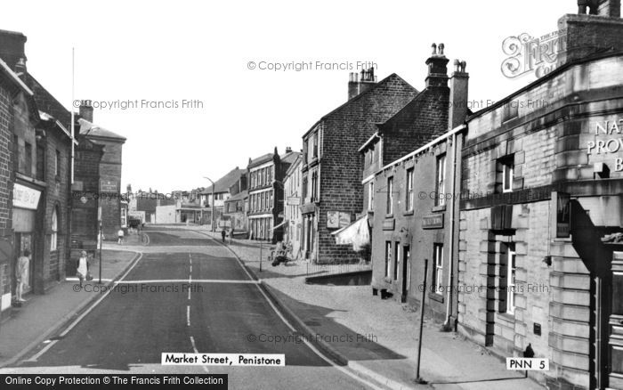 Photo of Penistone, Market Street c.1960
