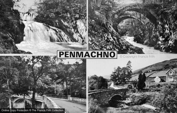 Photo of Penmachno, Composite c.1955