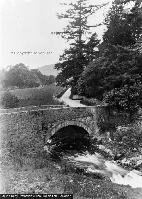 Photo of Penmachno, Rectory Bridge And Falls c.1955