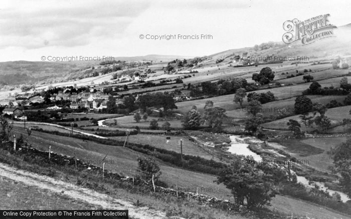 Photo of Penmachno, The River And Stepping Stones c.1955