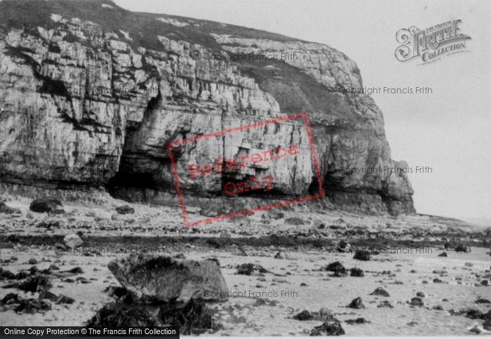 Photo of Penmaen Rhos, Caves c.1890