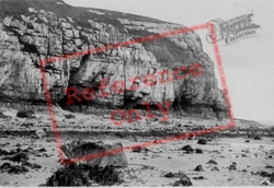 Penmaen-Rhos, Caves c.1890, Penmaen