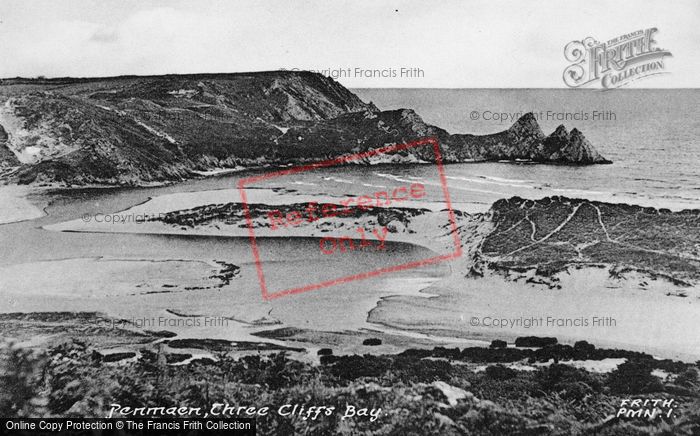 Photo of Penmaen, Three Cliffs Bay c.1955