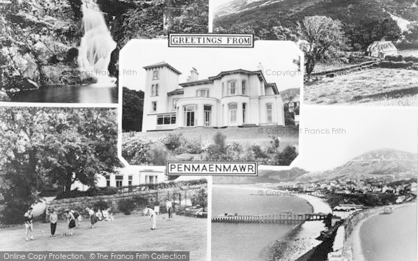 Photo of Penmaenmawr, Composite c.1960