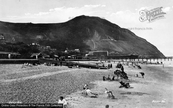 Photo of Penmaenmawr, Promenade And Beach c.1931