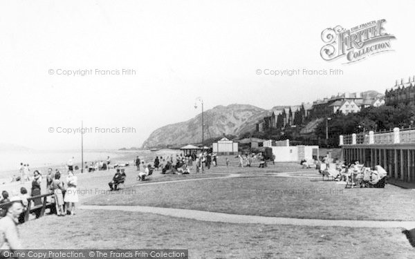 Photo of Penmaenmawr, Promenade c.1930
