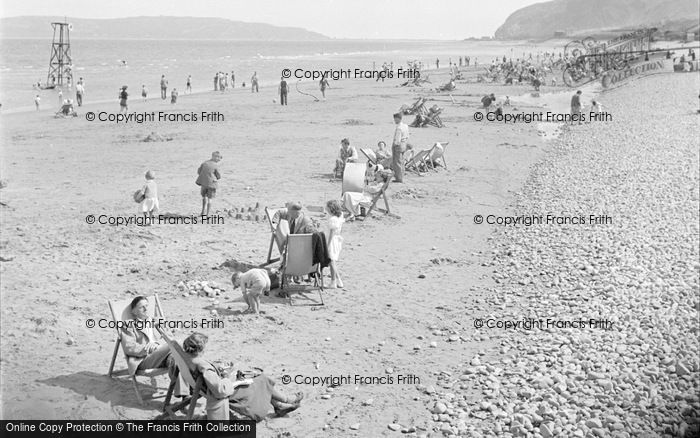 Photo of Penmaenmawr, The Beach 1951