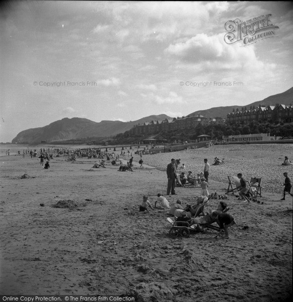 Photo of Penmaenmawr, The Beach 1951