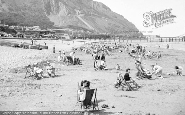 Photo of Penmaenmawr, The Beach And Mountain 1951