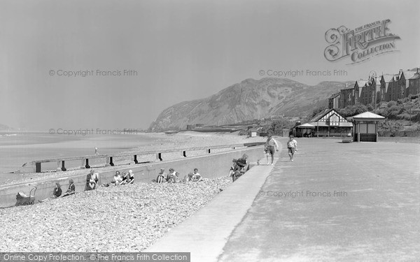 Photo of Penmaenmawr, The Promenade 1948