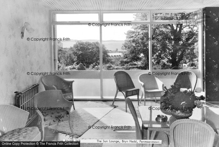 Photo of Penmaenmawr, The Sun Lounge, Bryn Hedd c.1960