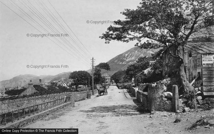 Photo of Penmaenmawr, View On The Bangor Road 1887