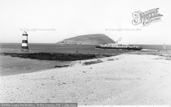 Photo of Penmon, Puffin Island And Lighthouse c.1950