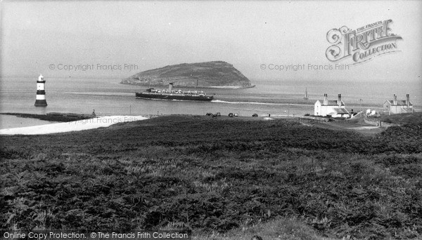 Photo of Penmon, St Tudno Passing Puffin Island c.1950