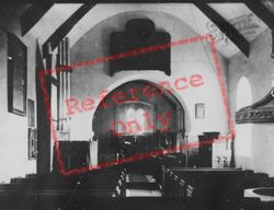 St Mary's Church Interior 1937, Pennard