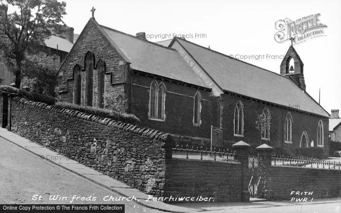 Photo of Penrhiwceiber, St Winifred's Church c.1955