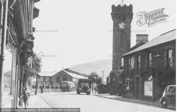 Photo of Penrhiwceiber, The Memorial And Lee Square c.1955