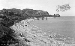 Penrhyn Bay, Beach c1939