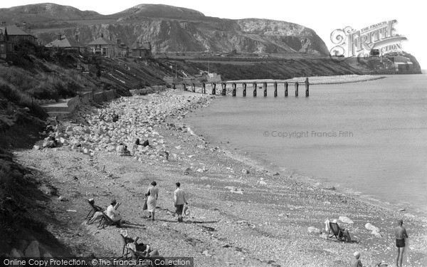 Photo of Penrhyn Bay, Beach c.1939