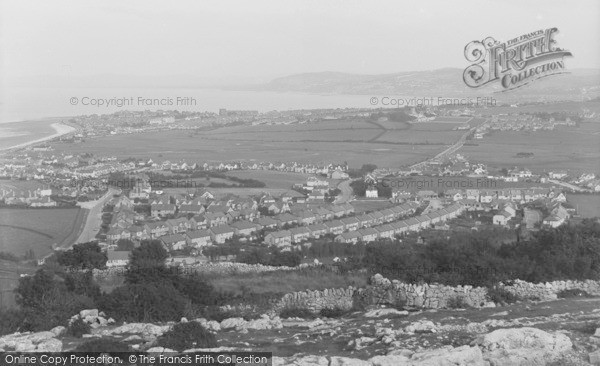 Photo of Penrhyn Bay, From Penrhynside c.1939