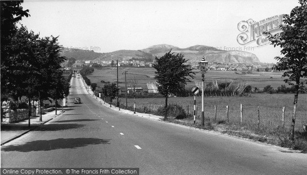 Photo of Penrhyn Bay, Llandudno Road Looking Towards Little Orme 1955