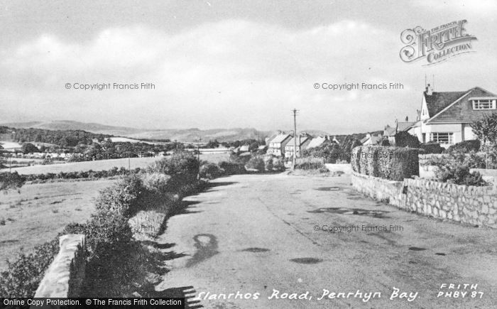 Photo of Penrhyn Bay, Llanrhos Road c.1960