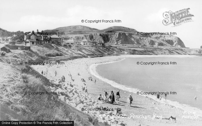 Photo of Penrhyn Bay, The Beach c.1939