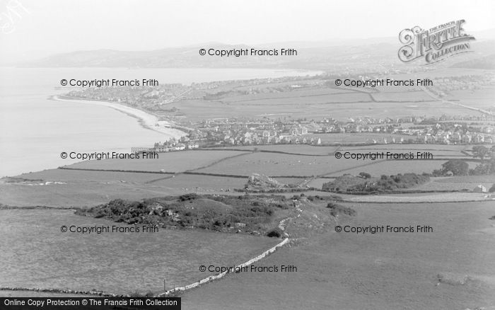 Photo of Penrhyn Bay, The Two Bays From Little Orme c.1939
