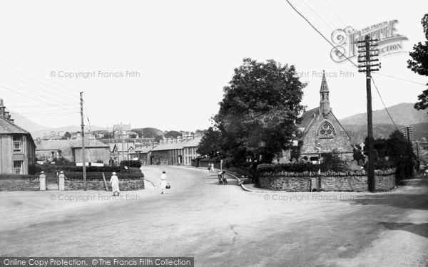 Photo of Penrhyndeudraeth, Trinity Church And Street 1935
