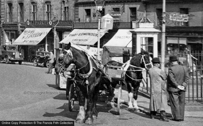 Photo of Penrith, Horse And Cart c.1950