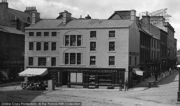 Photo of Penrith, Shops, Market Place 1893