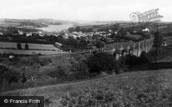 Viaduct And General View c.1932, Penryn