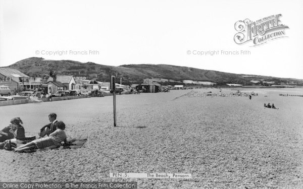 Photo of Pensarn, The Beach c.1960