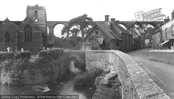 Photo of Pensford, The Church And Viaduct c.1955