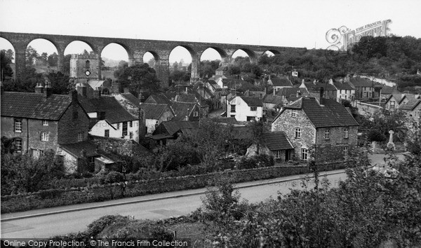 Photo of Pensford, The Village And Viaduct c.1955