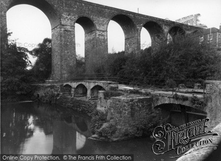 Photo of Pensford, The Weir And Viaduct c.1955