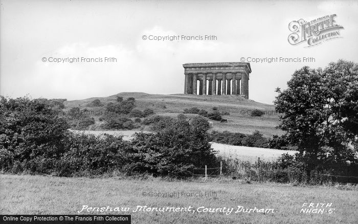 Photo of Penshaw, Penshaw Monument c.1955
