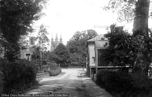 Photo of Penshurst, Village And Church 1891