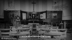 All Saints Church, Interior c.1960, Pentewan