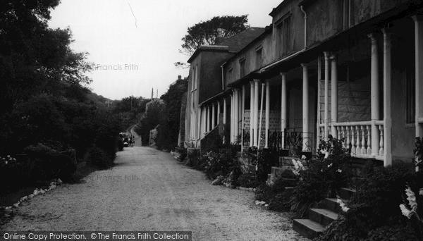 Photo of Pentewan, Approach To The Church c.1955