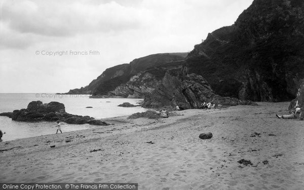 Photo of Pentewan, Beach And Cliffs 1931