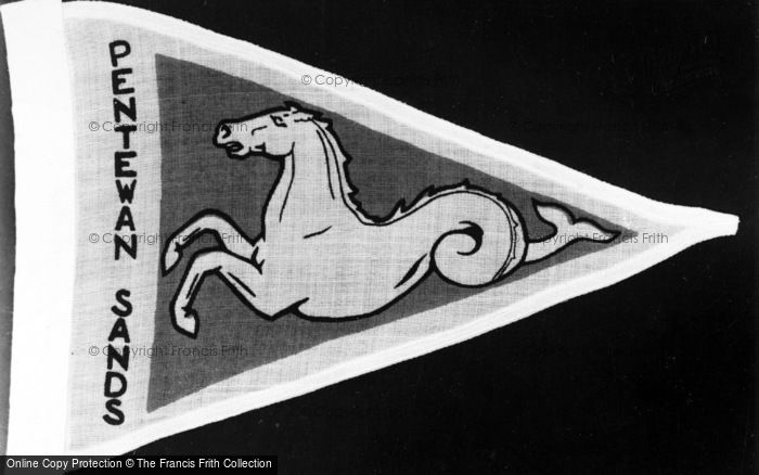 Photo of Pentewan, Camping Ground Banner c.1955